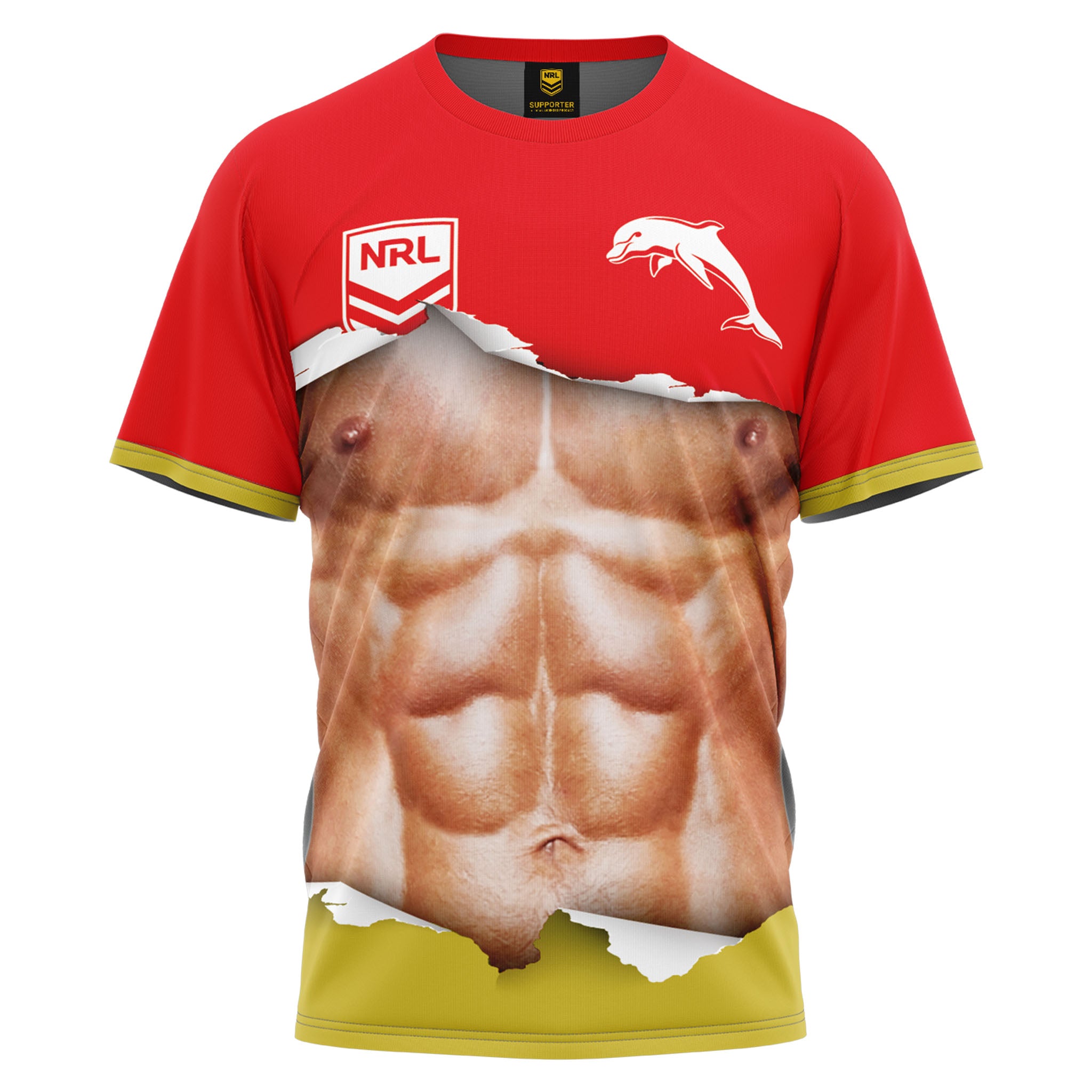 NRL Warriors Ripped Tee – Ashtabula NZ