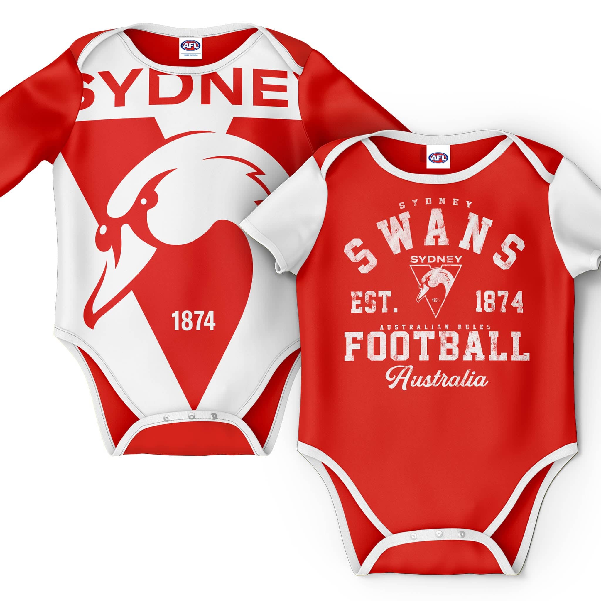 AFL Sydney Swans Infant 2pc Gift Set