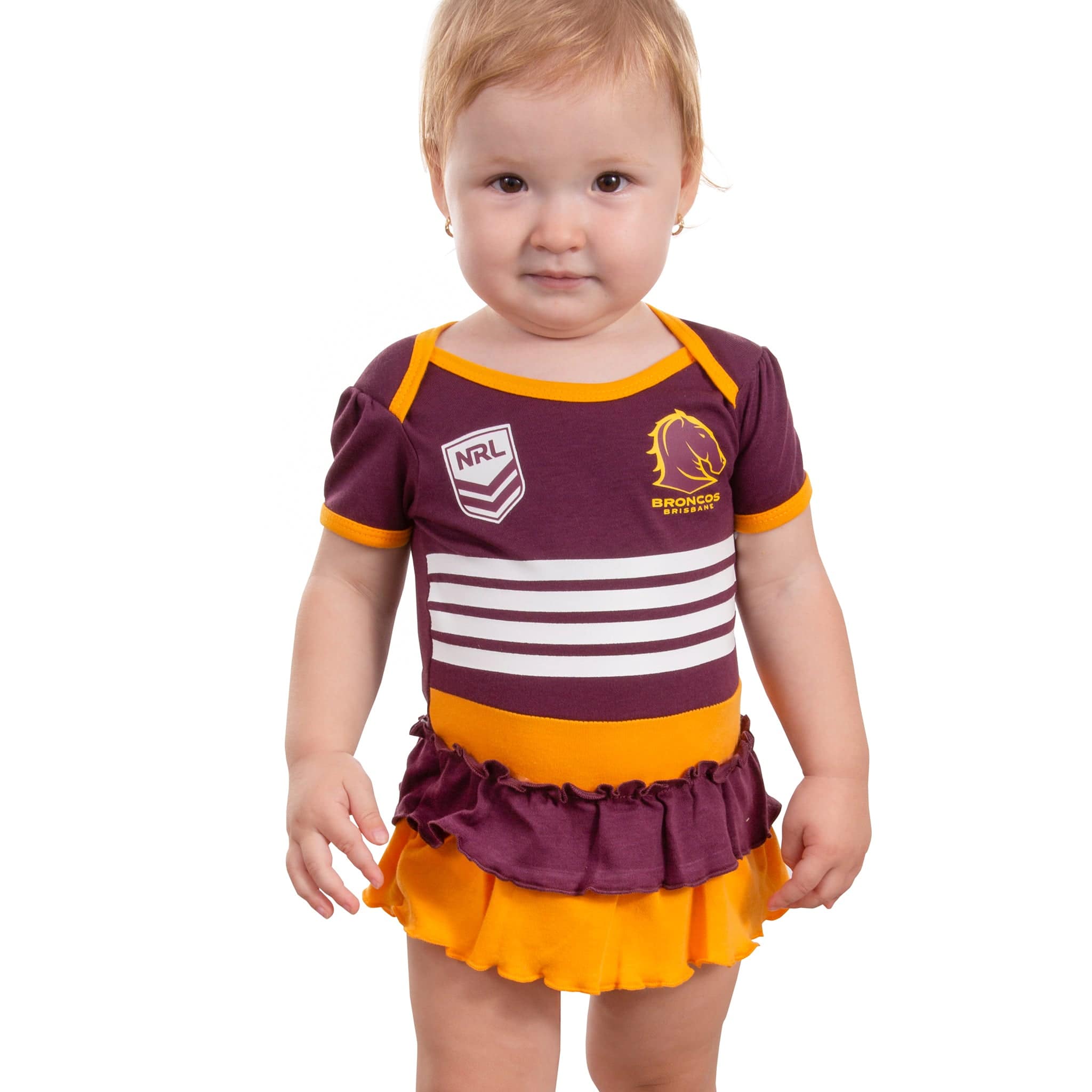 NRL Broncos Girls Footysuit