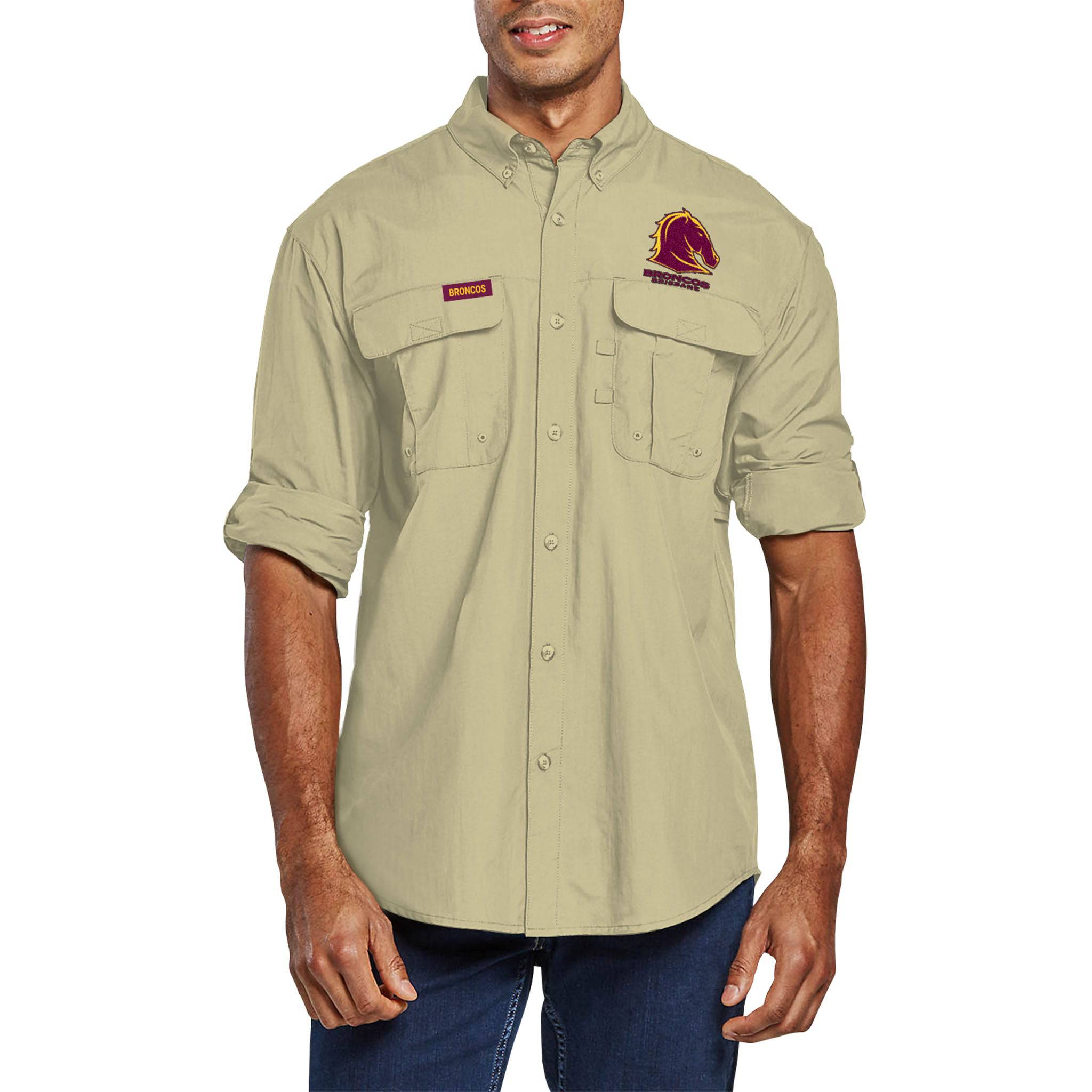 Brisbane Broncos Fishing Shirt