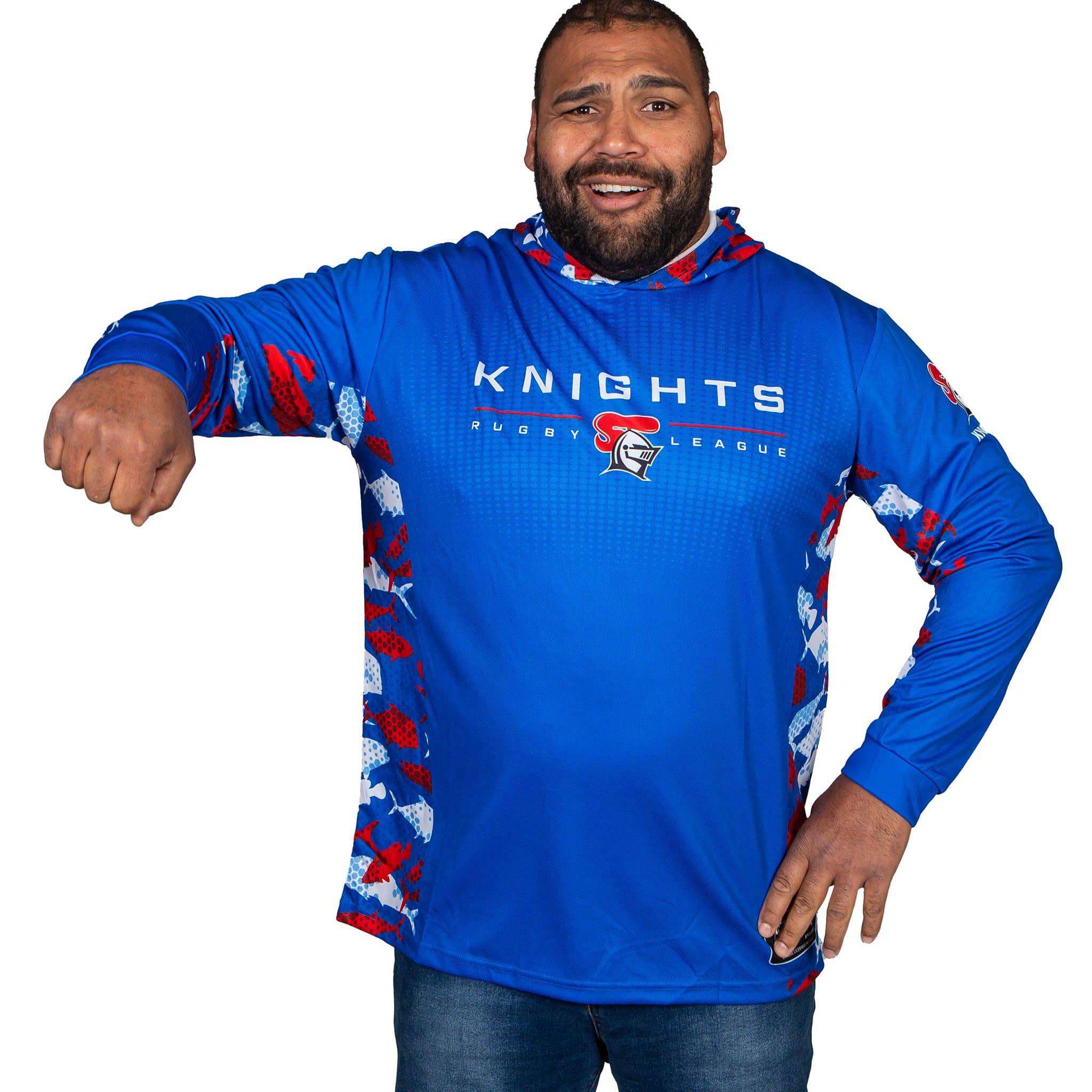 NRL Knights 'Reef Runner' Fishing Shirt - Adult