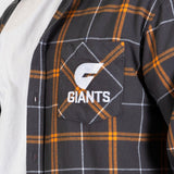 AFL GWS Giants 'Mustang' Flannel Shirt