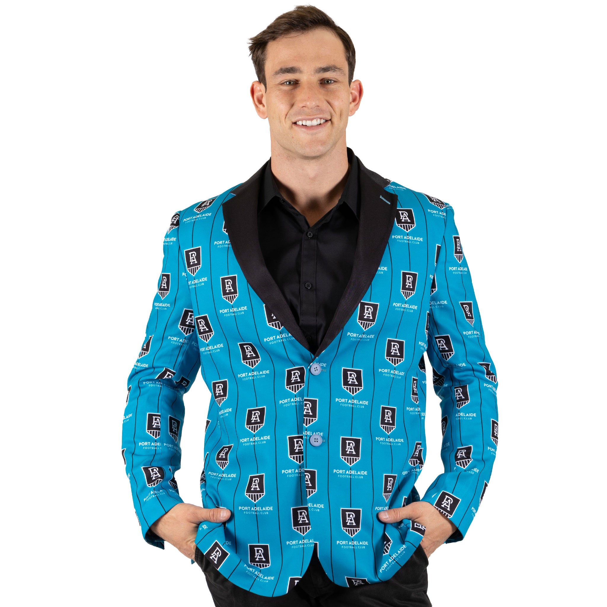 AFL Port Adelaide 'Front Bar' Sports Jacket | Ashtabula