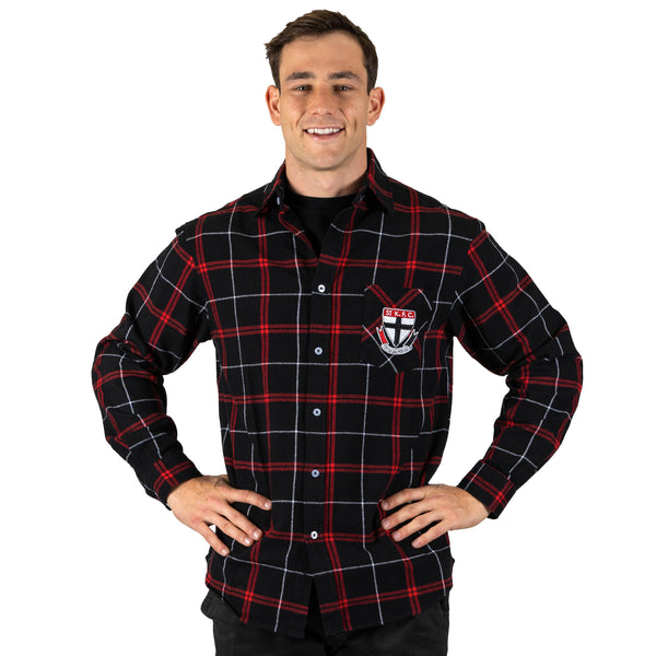 AFL St Kilda 'Mustang' Flannel Shirt