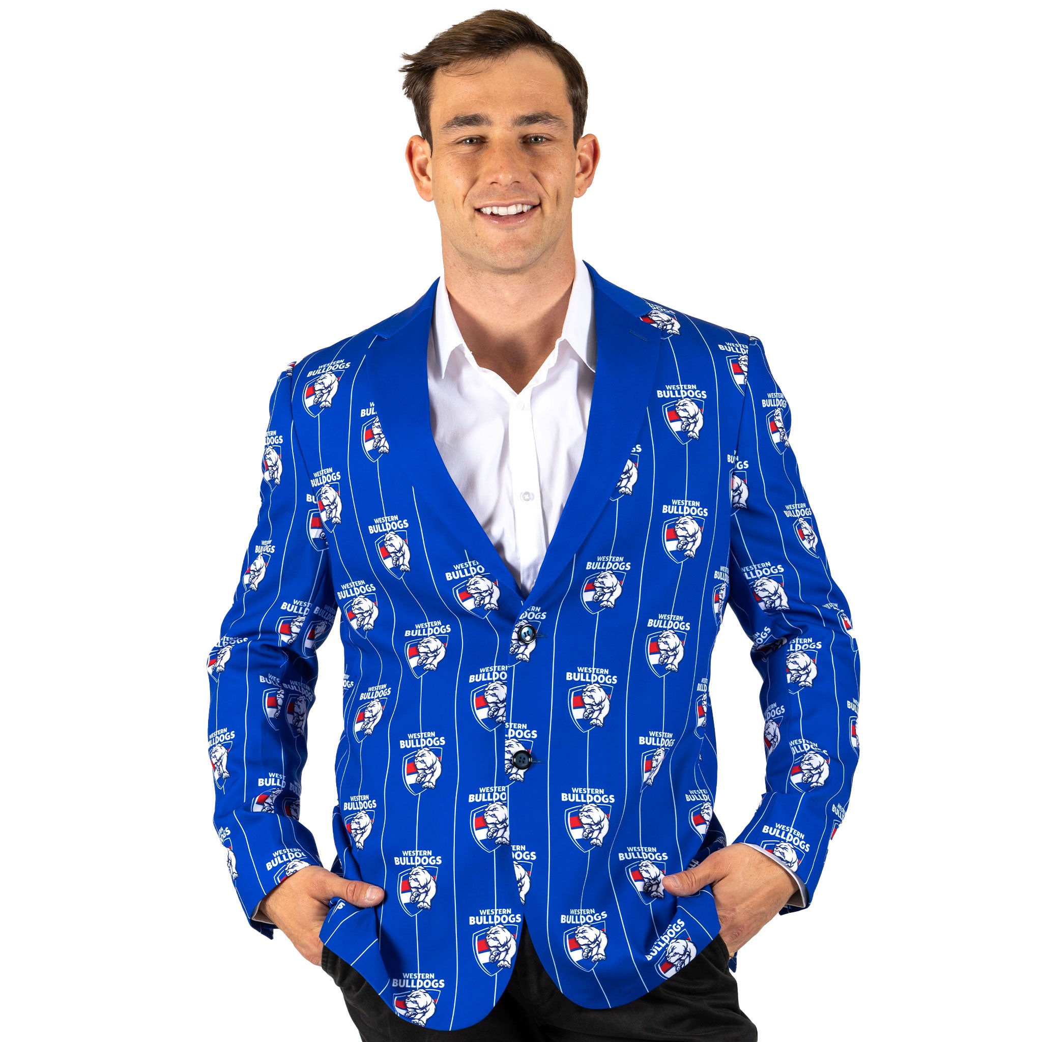 AFL Western Bulldogs 'Front Bar' Sports Jacket | Ashtabula