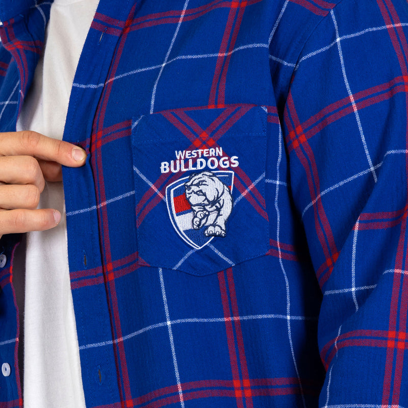AFL Western Bulldogs 'Mustang' Flannel Shirt