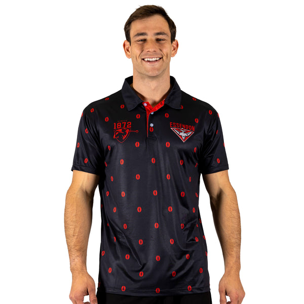 AFL Essendon Bombers 'Mulligan' Golf Polo