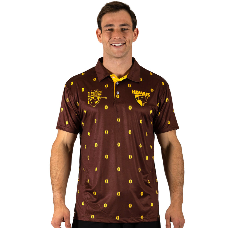 AFL Hawthorn 'Mulligan' Golf Polo