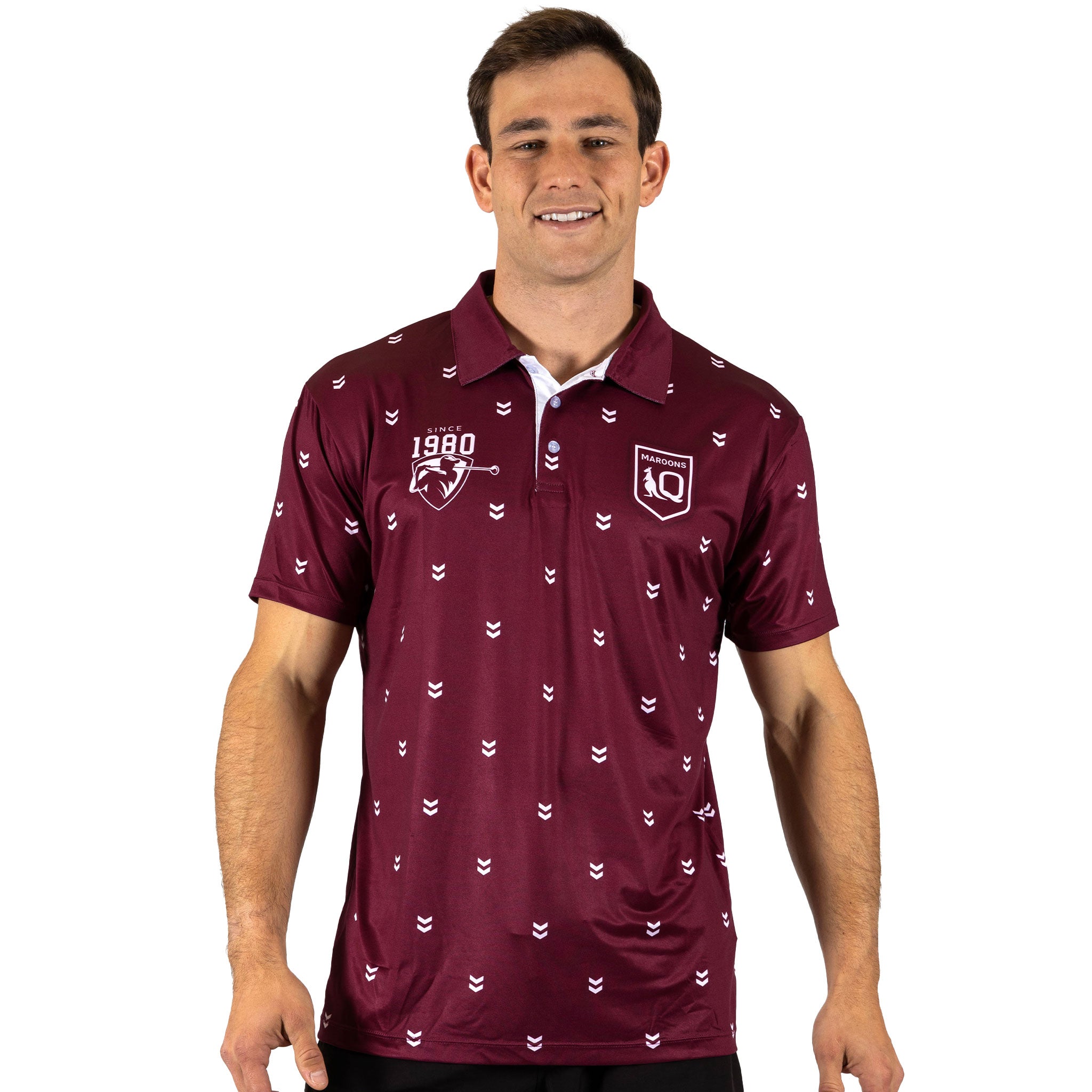 QLD Maroons 'Mulligan' Golf Polo | Ashtabula