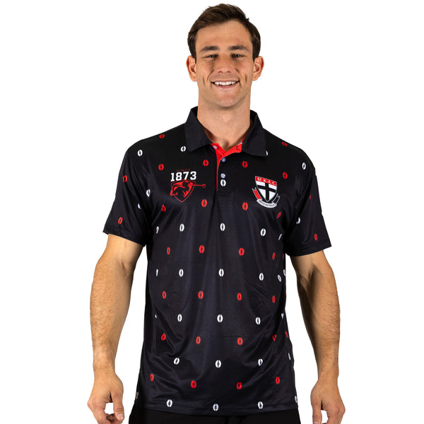 AFL St Kilda 'Mulligan' Golf Polo