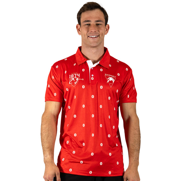 AFL Sydney Swans 'Mulligan' Golf Polo