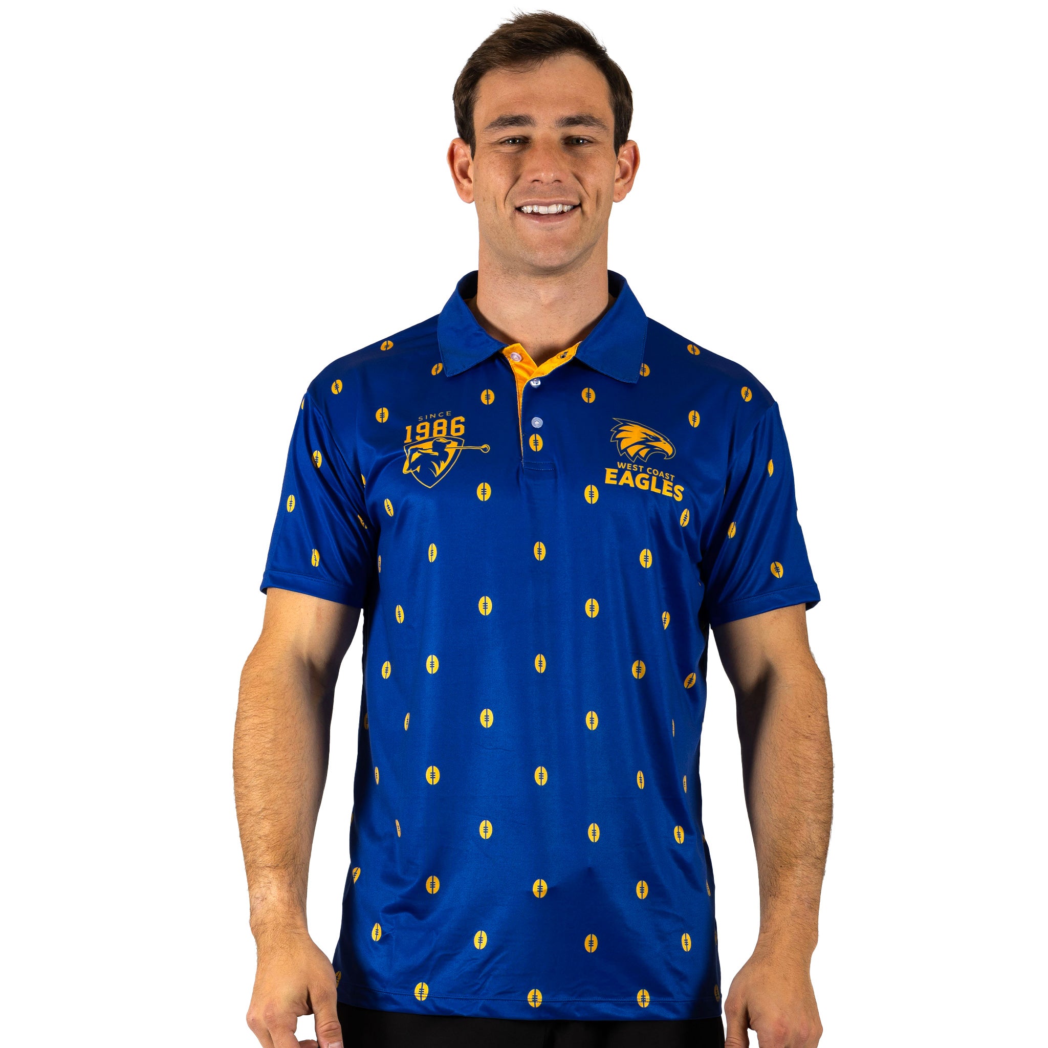 AFL West Coast Eagles 'Mulligan' Golf Polo | Ashtabula