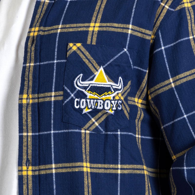 NRL Cowboys 'Mustang' Flannel Shirt