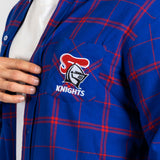 NRL Knights 'Mustang' Flannel Shirt