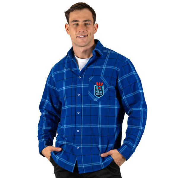 NSW Blues 'Mustang' Flannel Shirt