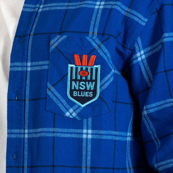 NSW Blues 'Mustang' Flannel Shirt