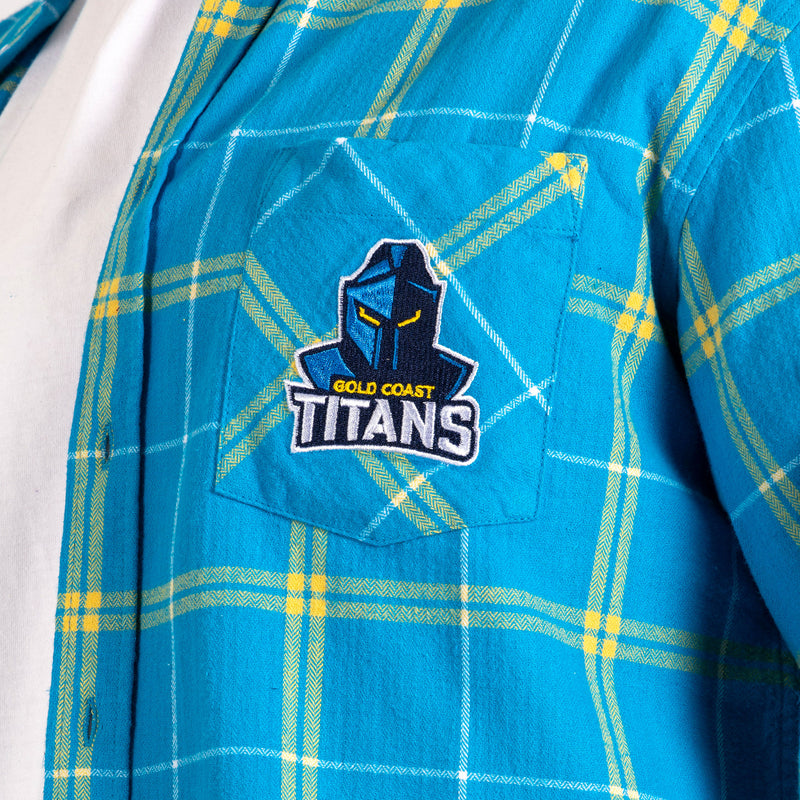 NRL Titans 'Mustang' Flannel Shirt