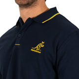 Wallabies Navy Pique Polo