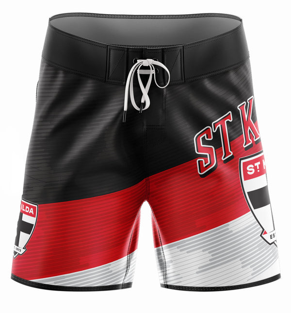 AFL St Kilda 'Barrel' Board Shorts - Youth