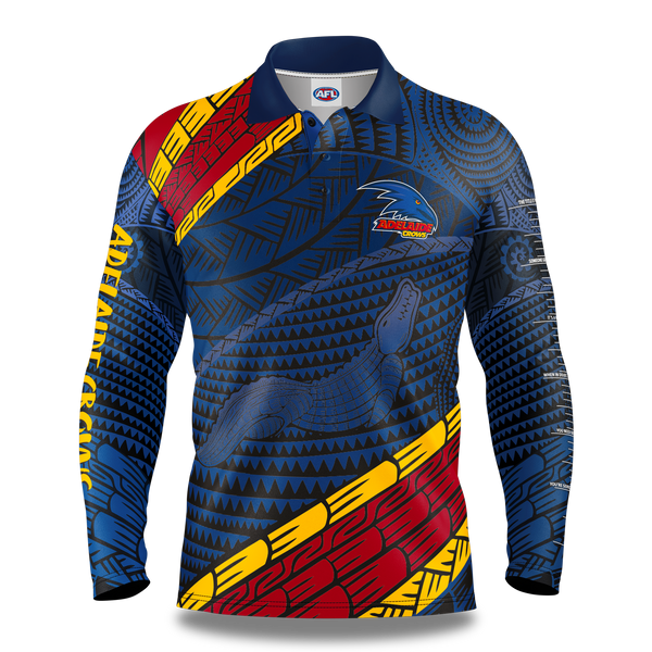 AFL Adelaide Crows 'Koedal' Fishing Shirt - Adult