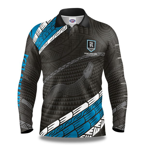 AFL Port Adelaide 'Koedal' Fishing Shirt - Adult