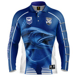 NRL Bulldogs 'Barracuda' Fishing Shirt - Youth - Ashtabula