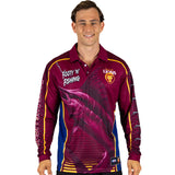 AFL Brisbane Lions Footy n Fishing Shirt - Adult