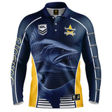 NRL Cowboys 'Barracuda' Fishing Shirt - Youth - Ashtabula