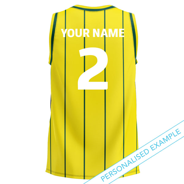 Cricket Australia 'Harlem' Basketball Singlet - Adult