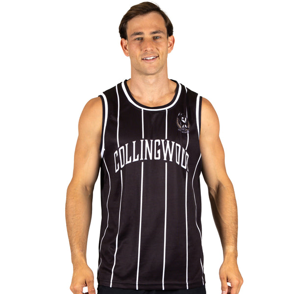 AFL Collingwood 'Harlem' Basketball Singlet - Adult