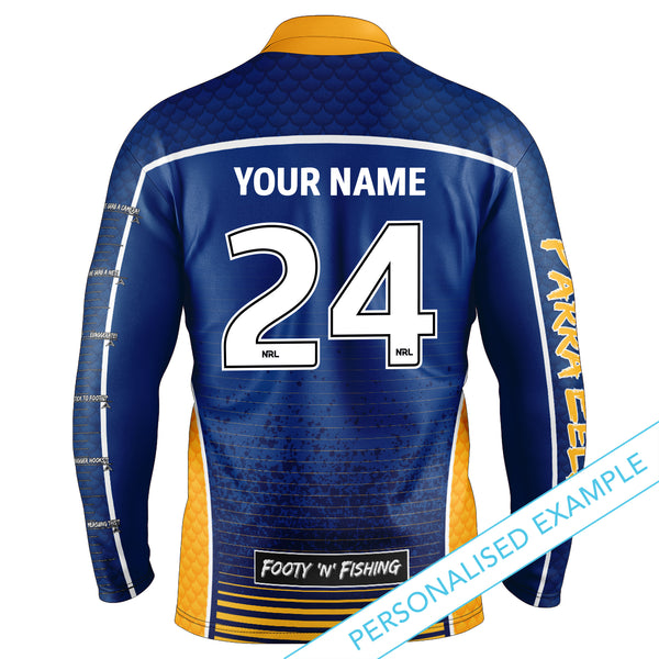 NRL Eels 'Barracuda' Fishing Shirt - Youth