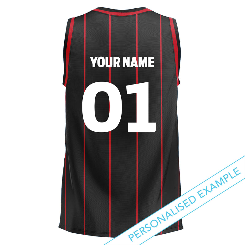 AFL Essendon Bombers 'Harlem' Basketball Singlet - Adult