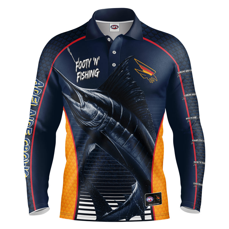 AFL Adelaide Crows Footy n Fishing Shirt - Youth