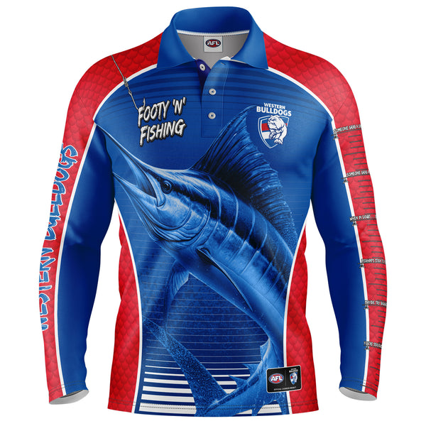 AFL Western Bulldogs Footy n Fishing Shirt - Youth - Ashtabula