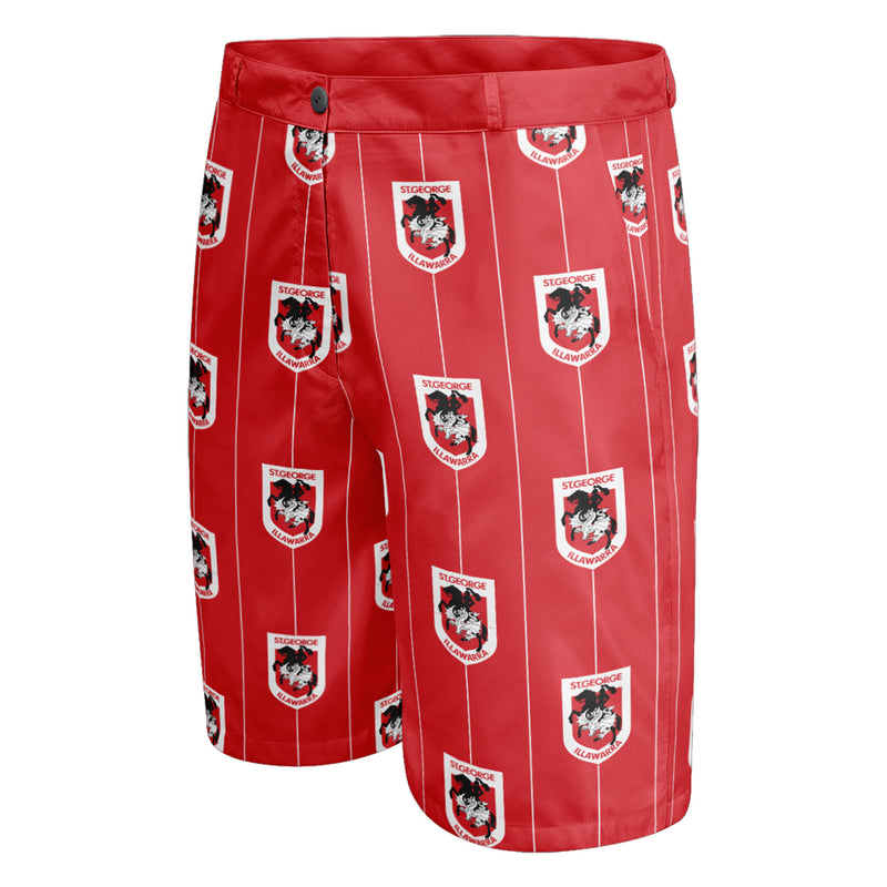 NRL Dragons 'Front Bar' Dress Shorts