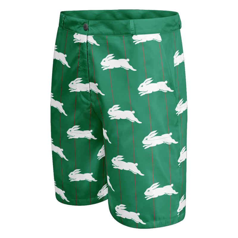 NRL Rabbitohs 'Front Bar' Dress Shorts