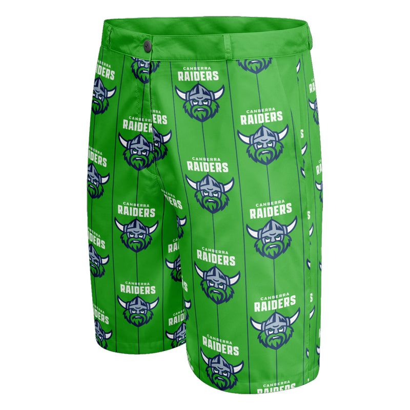 NRL Raiders 'Front Bar' Dress Shorts