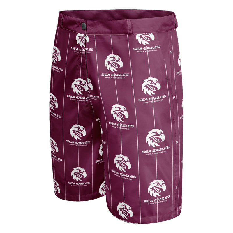 NRL Sea Eagles 'Front Bar' Dress Shorts