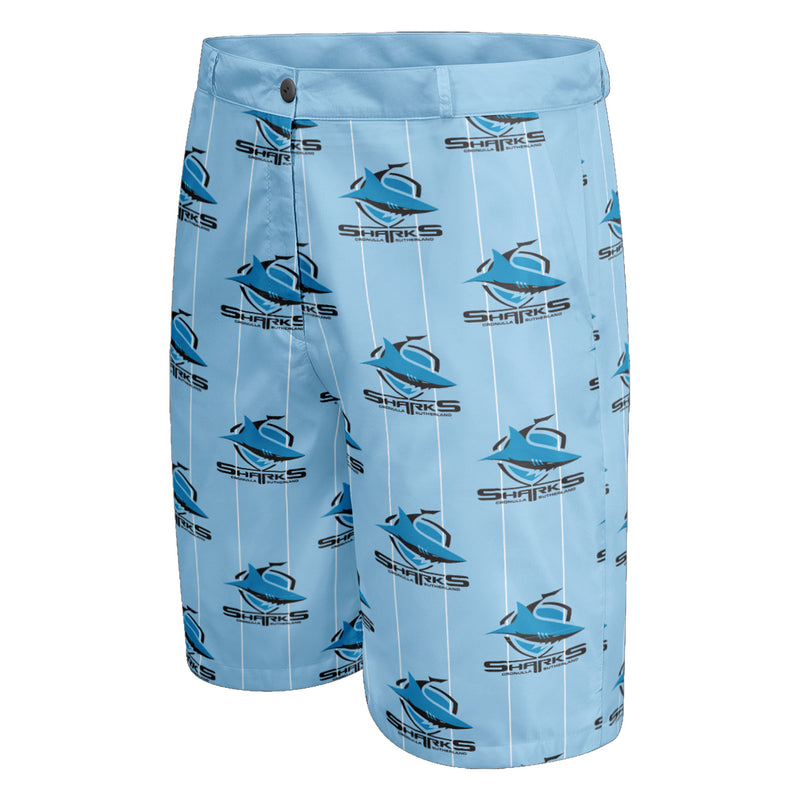 NRL Sharks 'Front Bar' Dress Shorts