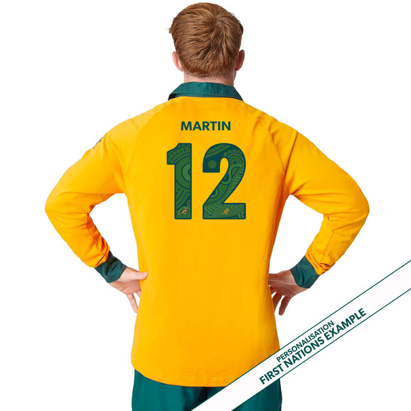 Wallabies 2024 Traditional Home L/S Jersey