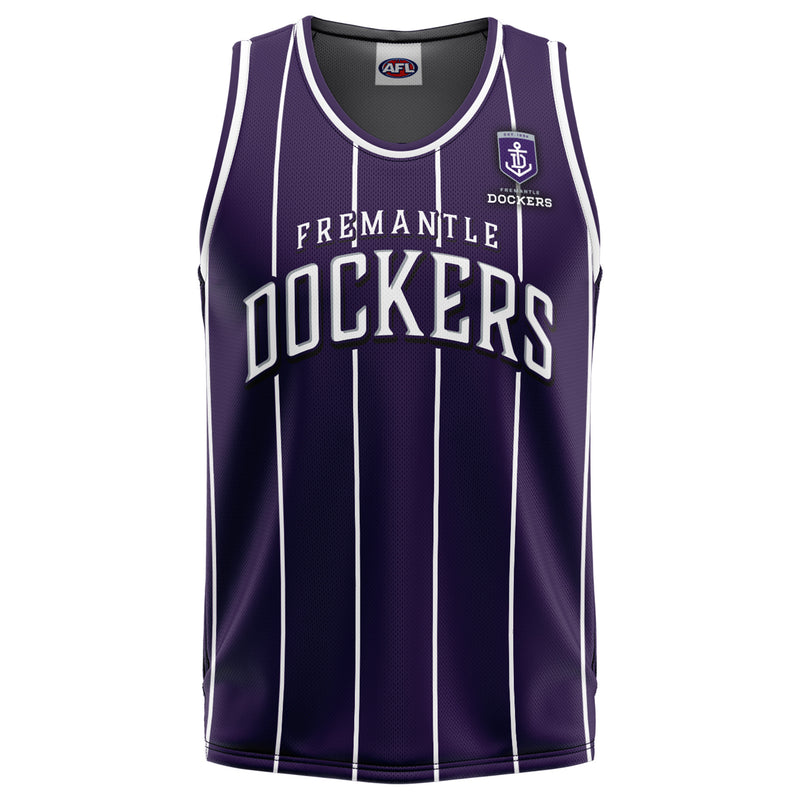 AFL Fremantle Dockers 'Harlem' Basketball Singlet - Youth