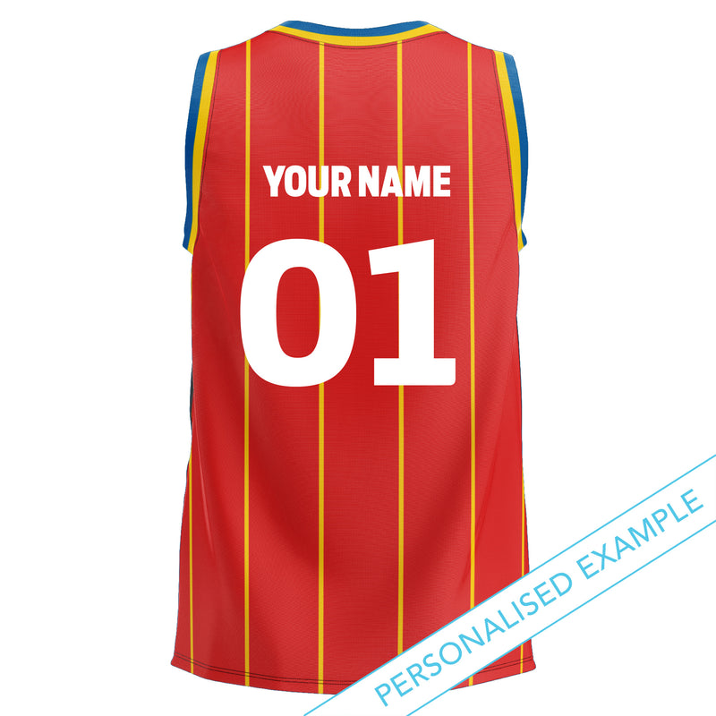 AFL Gold Coast Suns 'Harlem' Basketball Singlet - Youth