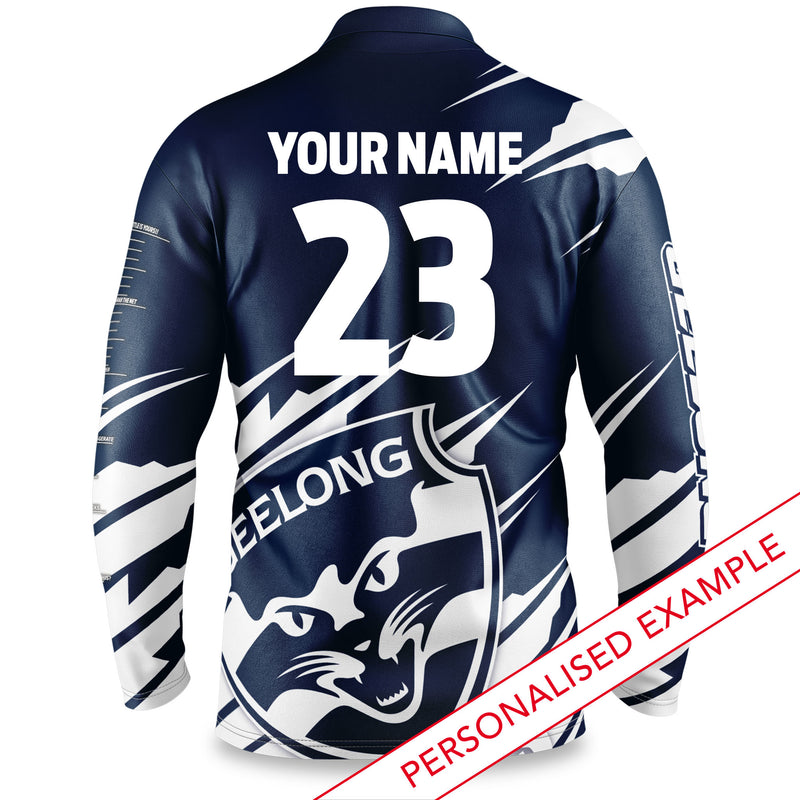 AFL Geelong Cats 'Ignition' Fishing Shirt - Youth - Ashtabula