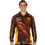 AFL Hawthorn Footy n Fishing Shirt - Adult