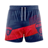 AFL Melbourne Demons 'Barrel' Board Shorts - Youth