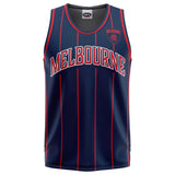 AFL Melbourne Demons 'Harlem' Basketball Singlet - Youth