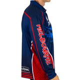 AFL Melbourne Demons Footy n Fishing Shirt - Adult