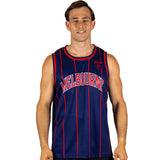 AFL Melbourne Demons 'Harlem' Basketball Singlet - Adult