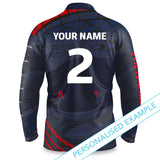 AFL Melbourne Demons 'Koedal' Fishing Shirt - Adult