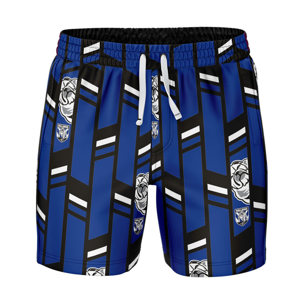 NRL Bulldogs 'Riviera' Volley Swim Shorts - Ashtabula